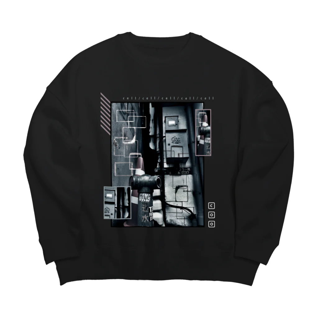 StrangeCapsule（ストレンジカプセル）のcell (両面) Big Crew Neck Sweatshirt