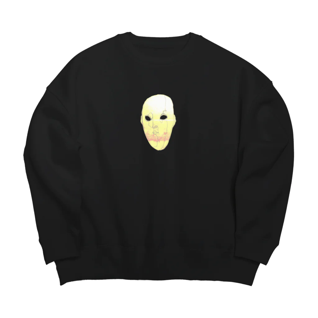 肩幅和尚の肩のごうまん Big Crew Neck Sweatshirt