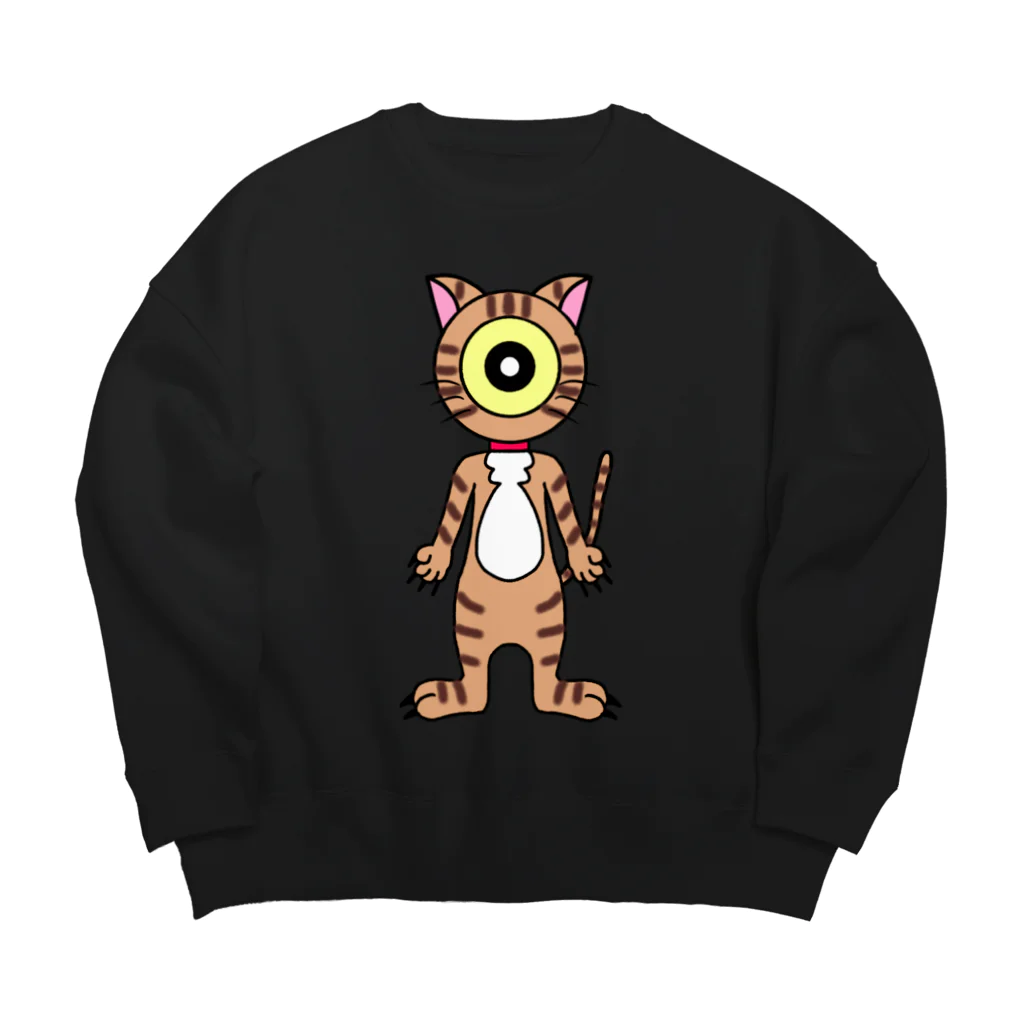 Victory1004のanimal EYE Big Crew Neck Sweatshirt