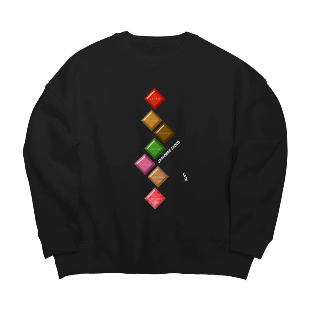 TAKUYA DESIGN WORKSのJAPANESE CHOCOLATE-Zigzag Big Crew Neck Sweatshirt