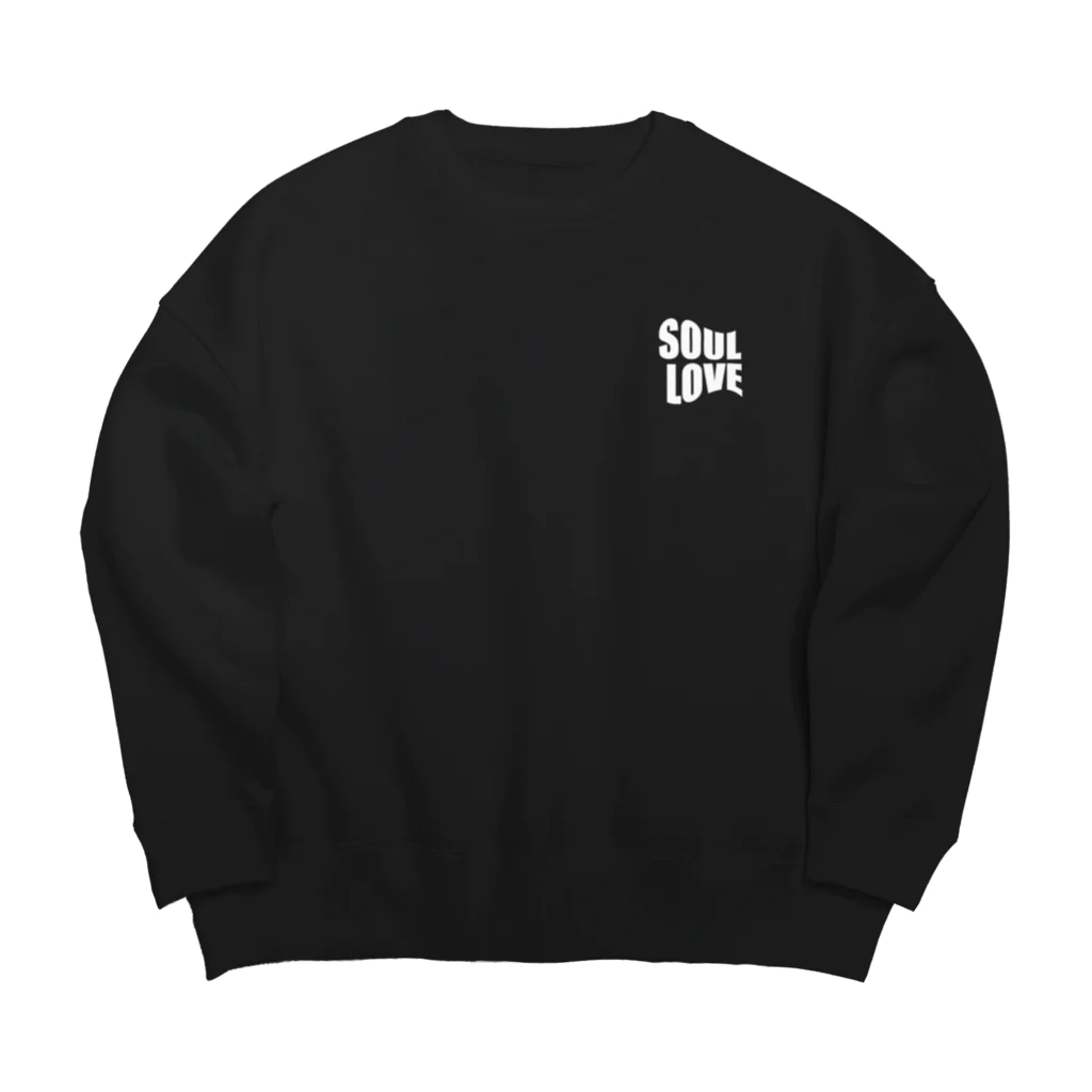 music bar SOUL LOVEのSOUL LOVE　ロゴ　third Big Crew Neck Sweatshirt