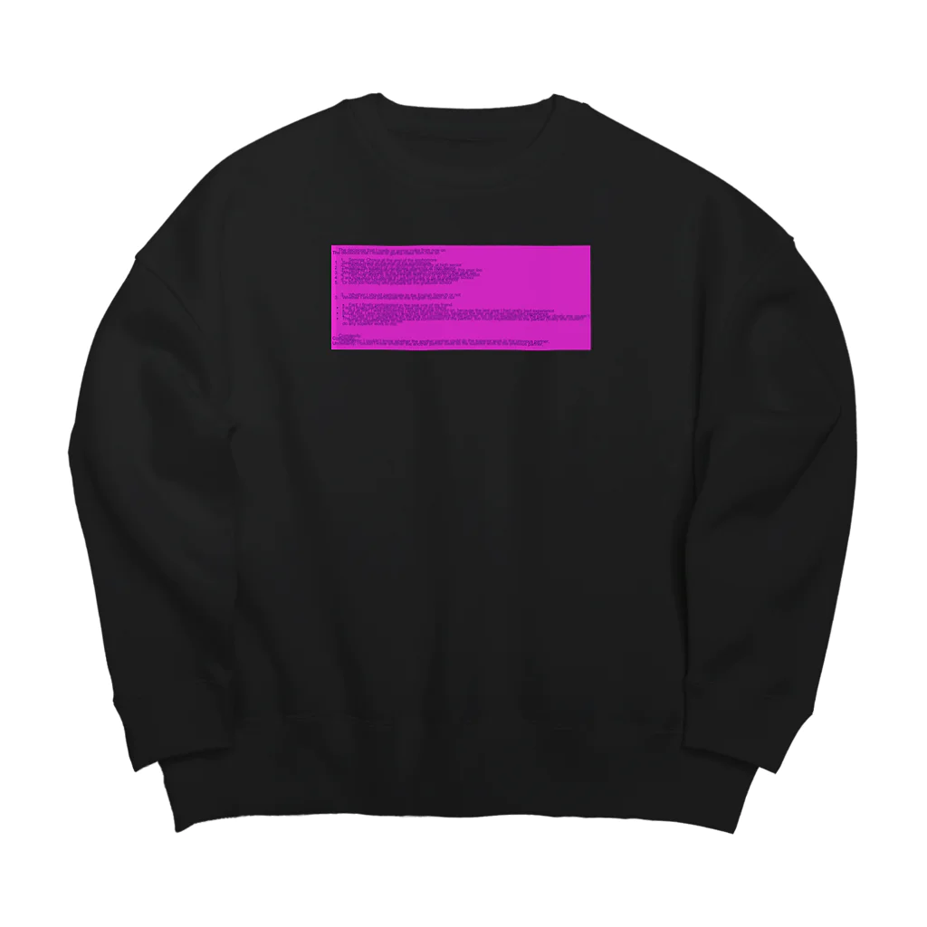 KILLEMALL (キリーモール)のData Loading #1 Big Crew Neck Sweatshirt