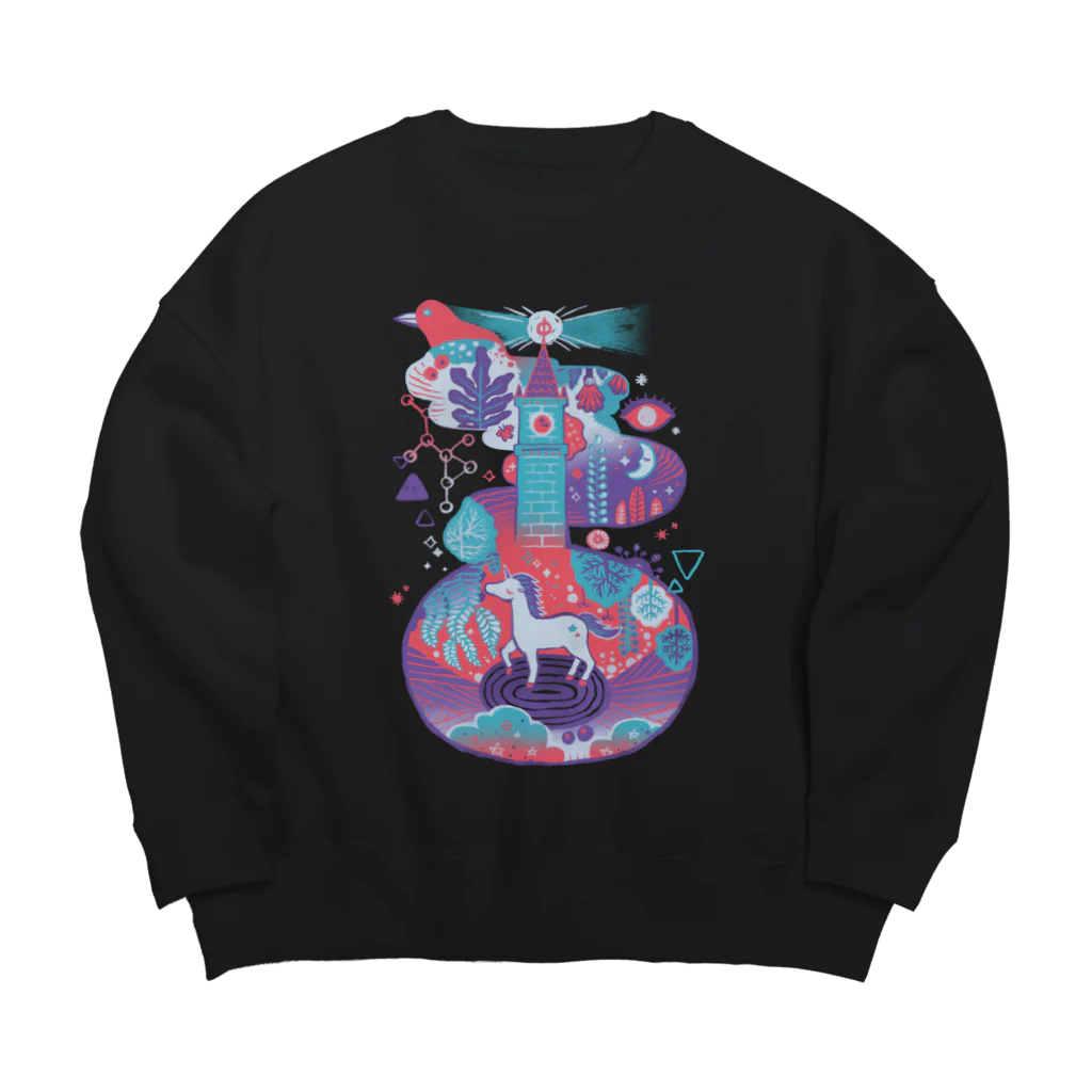 IZANAMI by Akane YabushitaのWonderland（世界の終りとハードボイルド・ワンダーランド） Big Crew Neck Sweatshirt