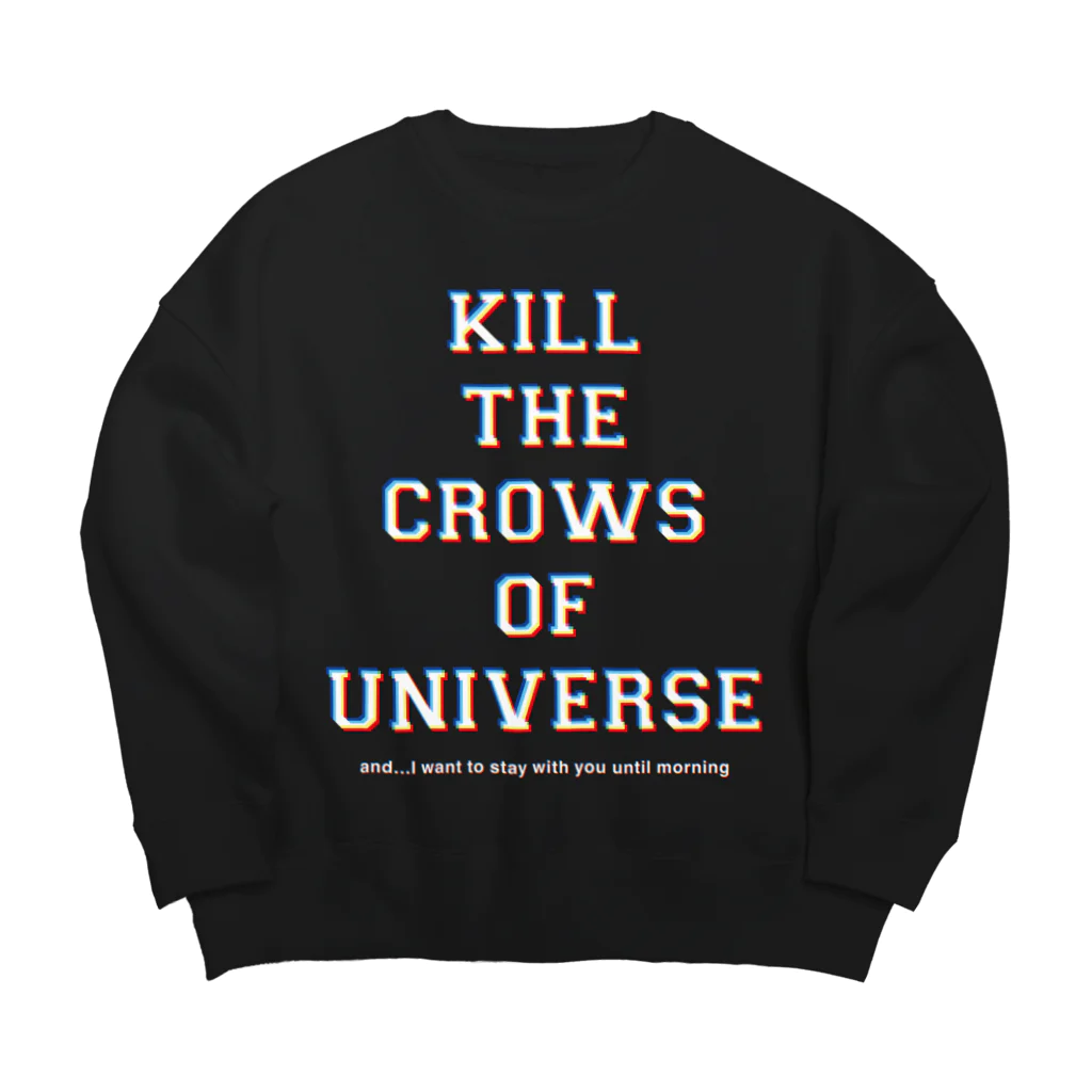 shoppのKILL the CROWS of UNIVERSE Big Crew Neck Sweatshirt