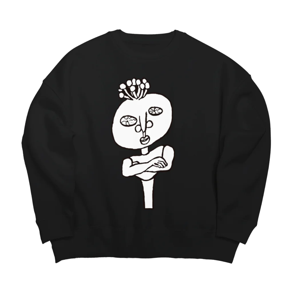 Kanoko Miimiのシメジ Big Crew Neck Sweatshirt