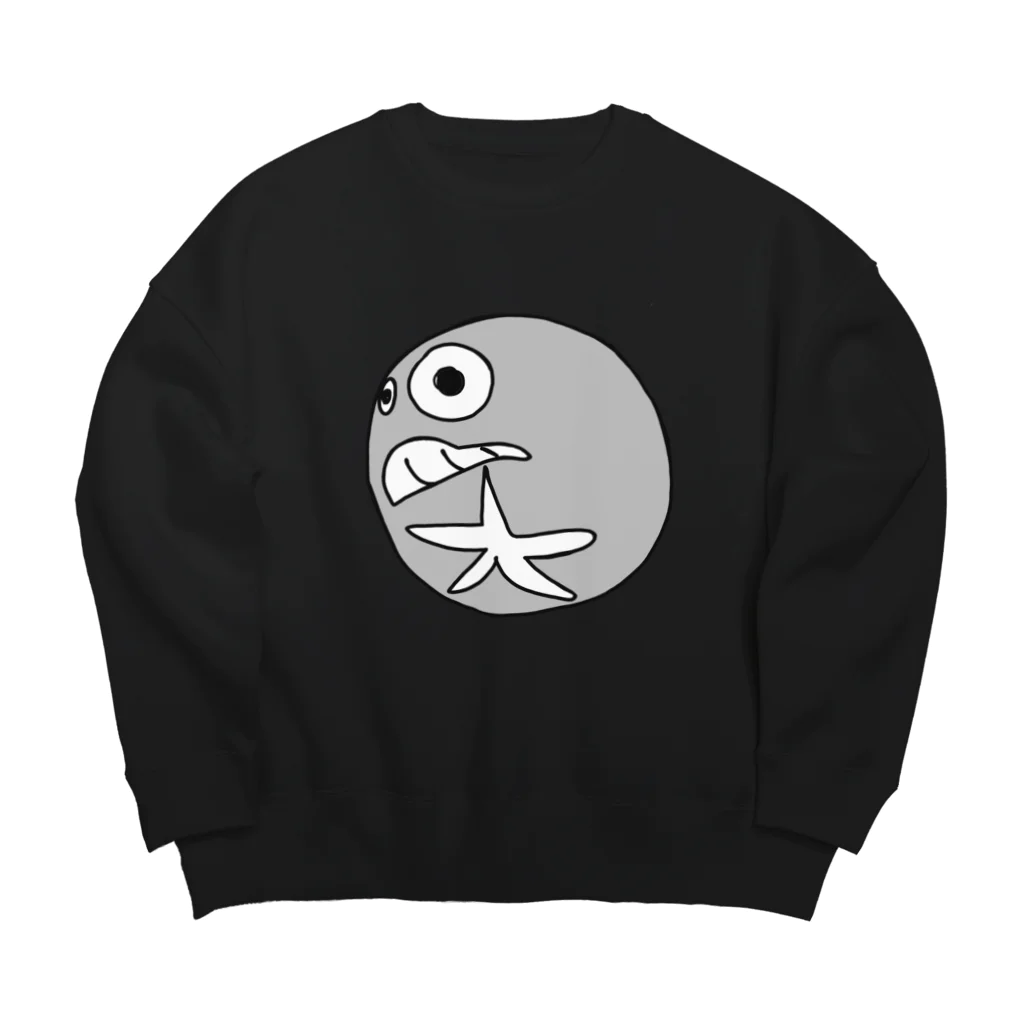 flatフラットふらっとのmoon Big Crew Neck Sweatshirt