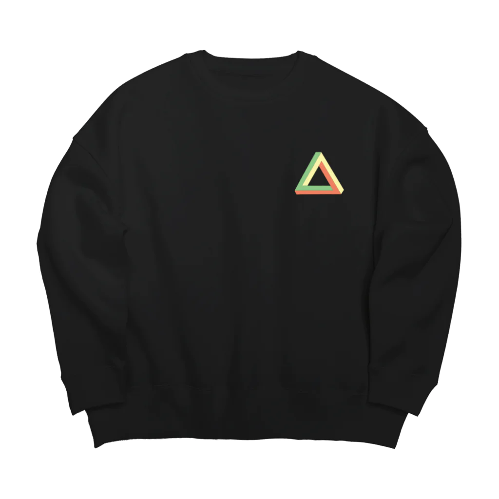 YAMの三角形 Big Crew Neck Sweatshirt