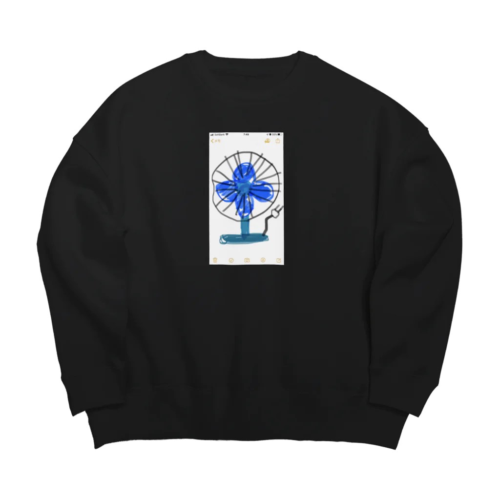 ノビ山本のトヤマンボウSHOPっぷの夏といえば扇風機 Big Crew Neck Sweatshirt