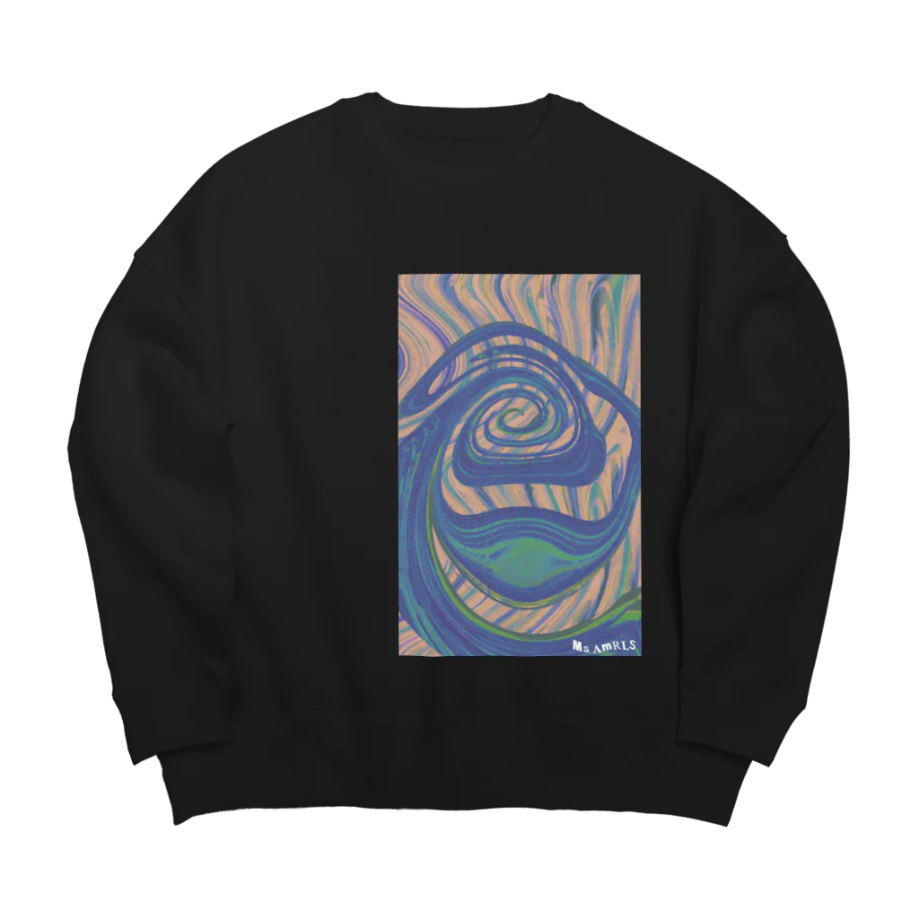 Ms Amaryllis のMs Amaryllis illusion  Big Crew Neck Sweatshirt