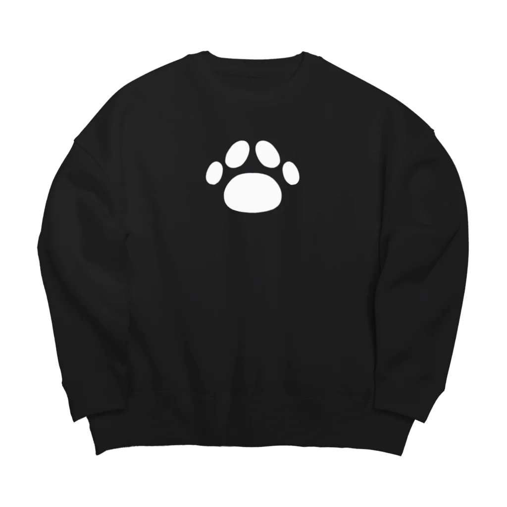 kazukiboxの肉球 Big Crew Neck Sweatshirt