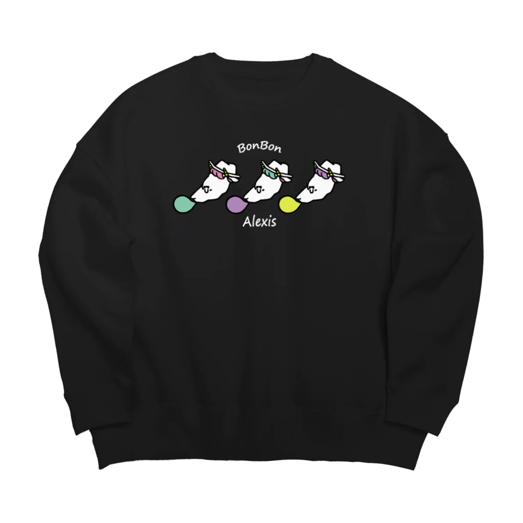 BonBonの風船ガムをふくらますアレクシス Big Crew Neck Sweatshirt