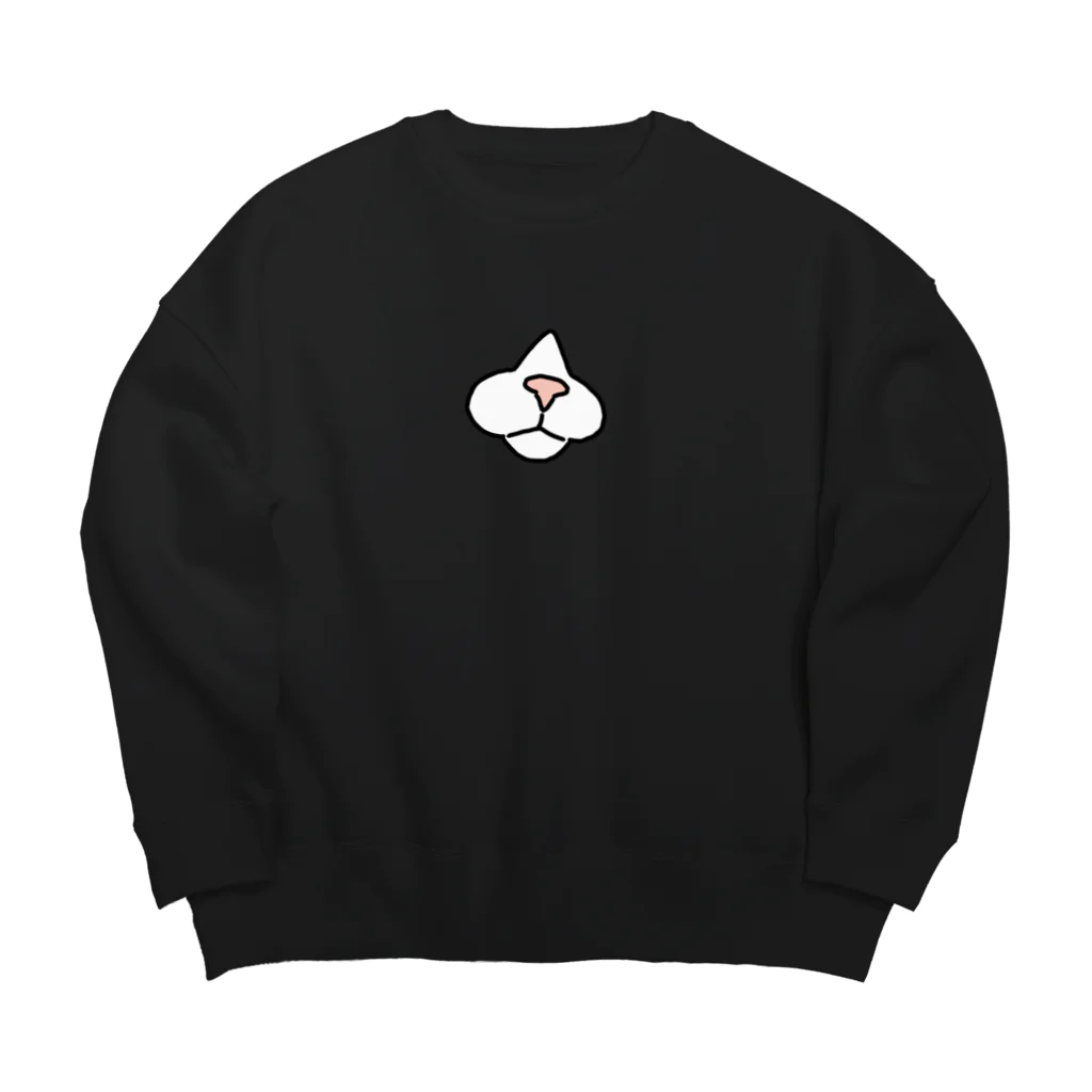 パンタグラフのネコマズル Big Crew Neck Sweatshirt