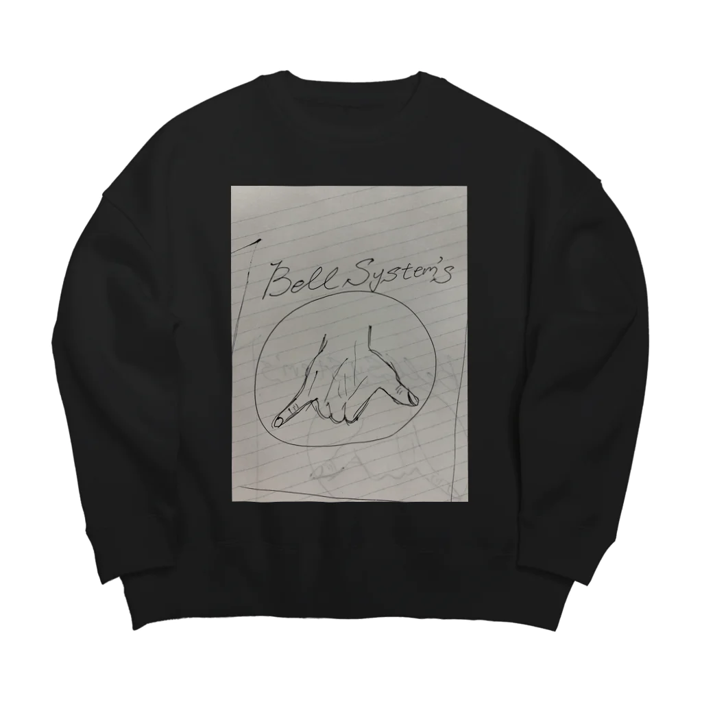 SunFlower82の原画風 Big Crew Neck Sweatshirt