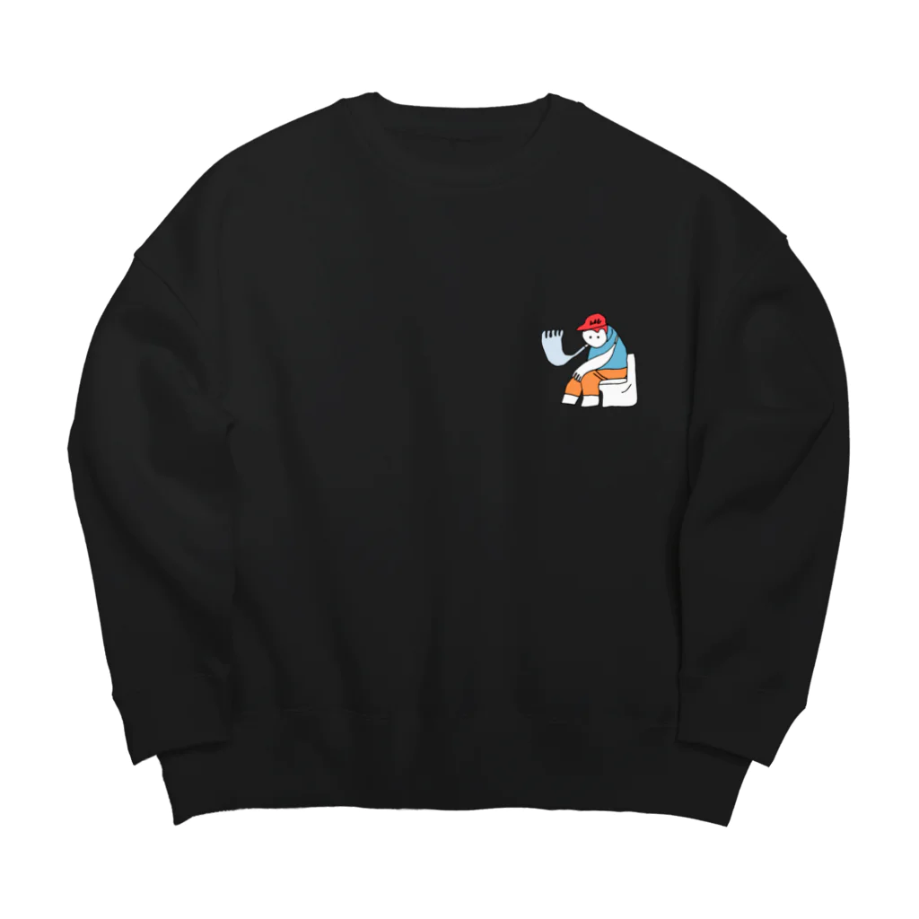 effësoya エッフェソイヤのオマルコくん_sora Big Crew Neck Sweatshirt