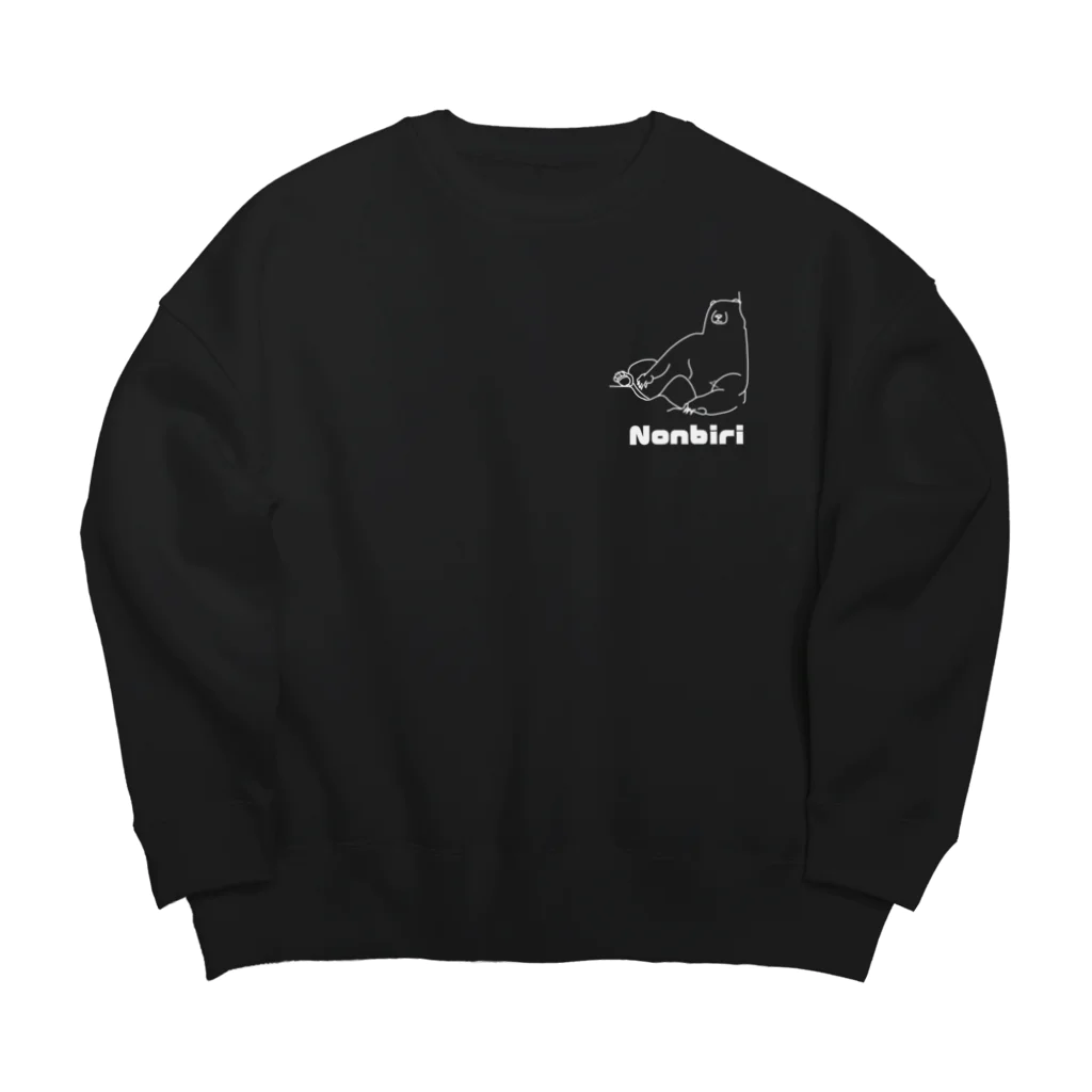 Platanus.21ののんびり熊 ビッグスウェット Big Crew Neck Sweatshirt