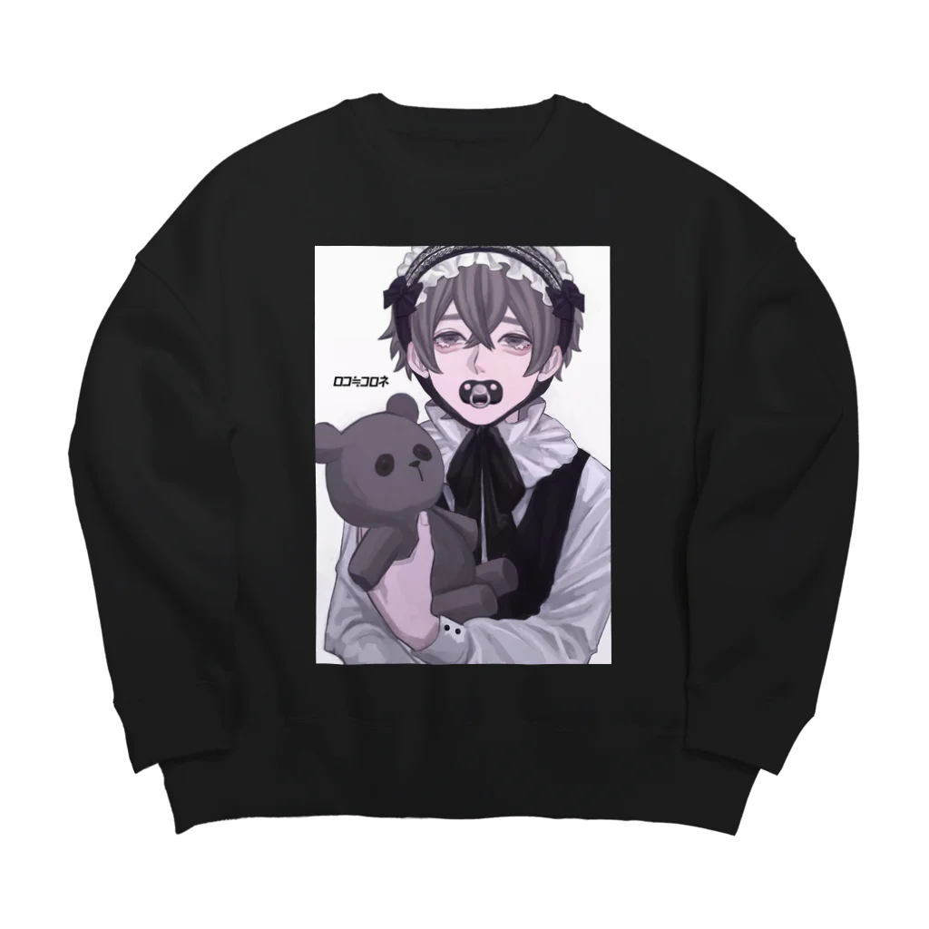 ロコ≒コロネのばぶちゃん Big Crew Neck Sweatshirt