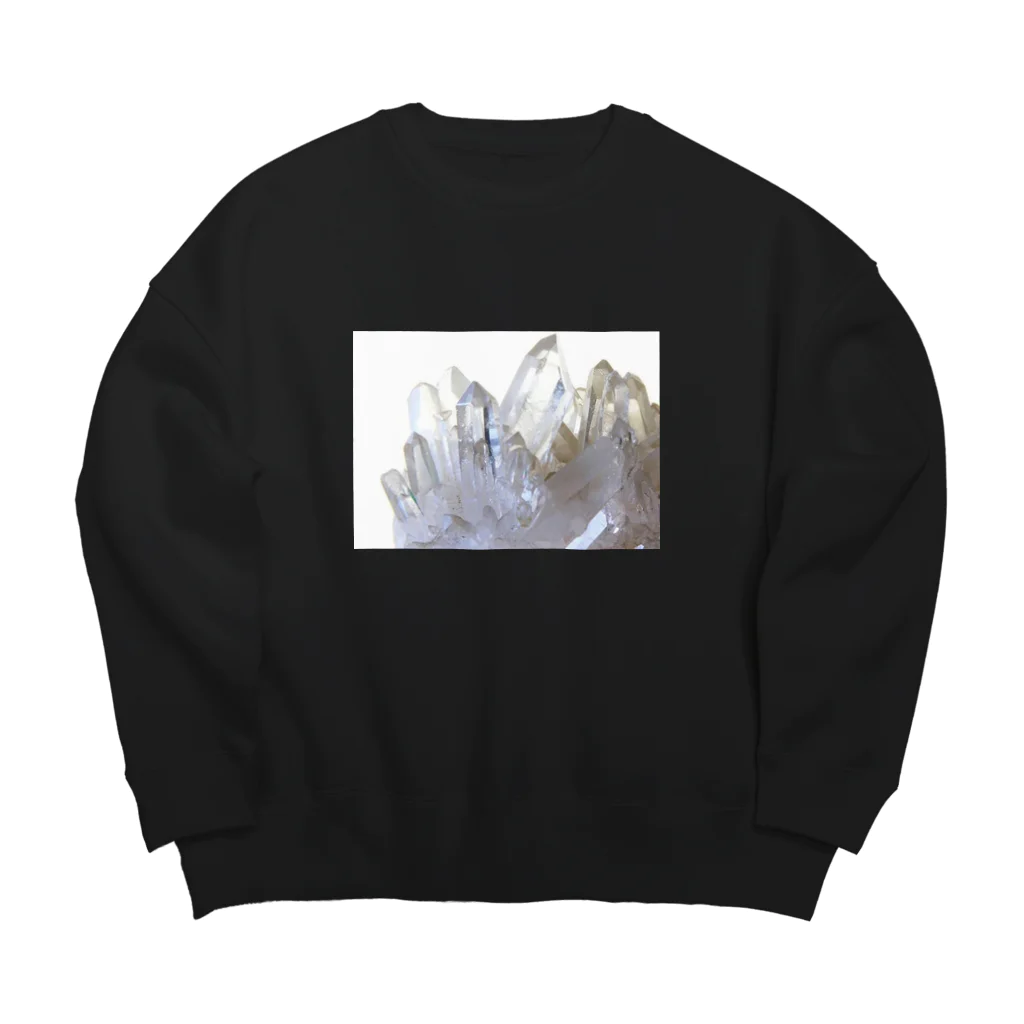 ya-pyのクリスタル Big Crew Neck Sweatshirt