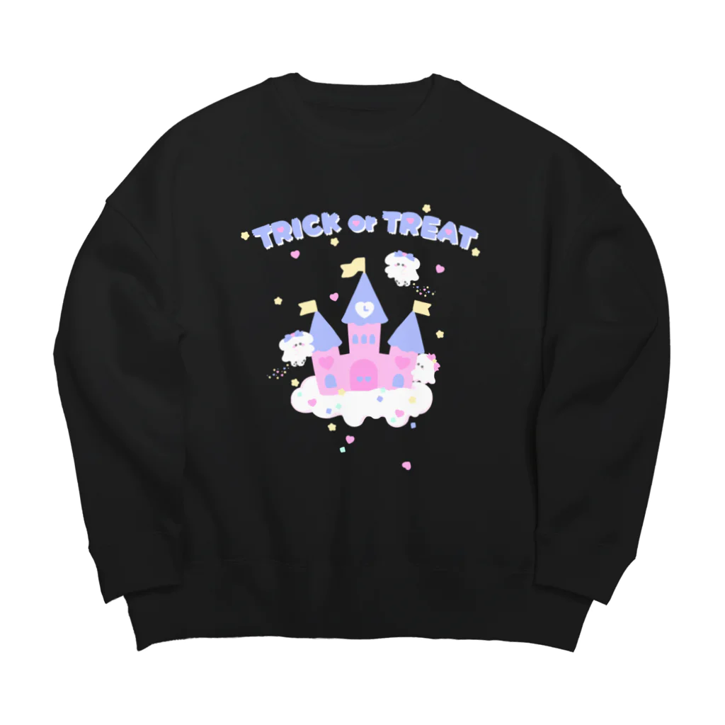 Fancy Surprise!のおばけとおしろビッグスウェット Big Crew Neck Sweatshirt