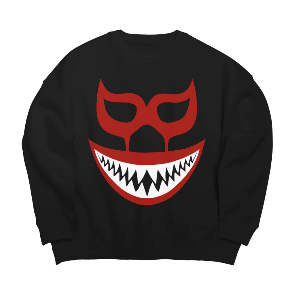 DRIPPEDのMIL MASCARAS SHARK MASK Big Crew Neck Sweatshirt