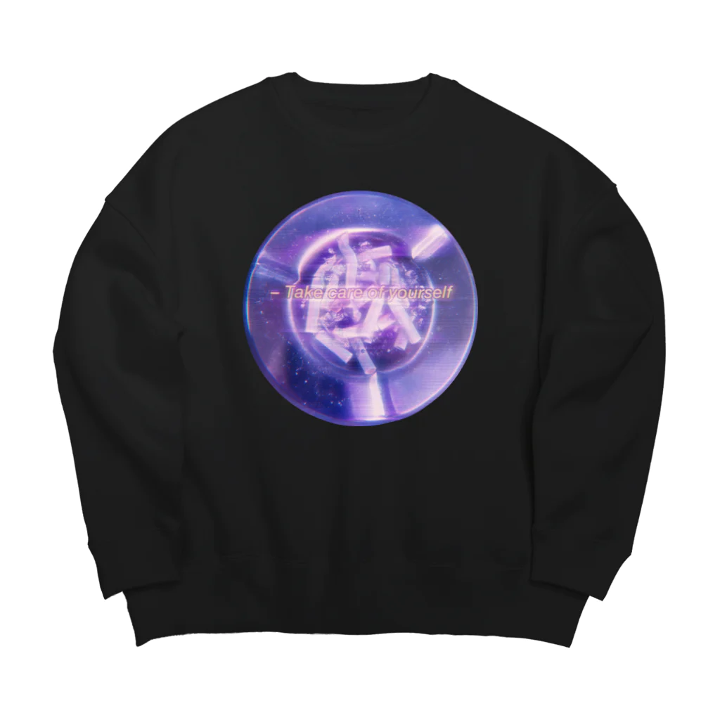 はかなのヤニカス Big Crew Neck Sweatshirt