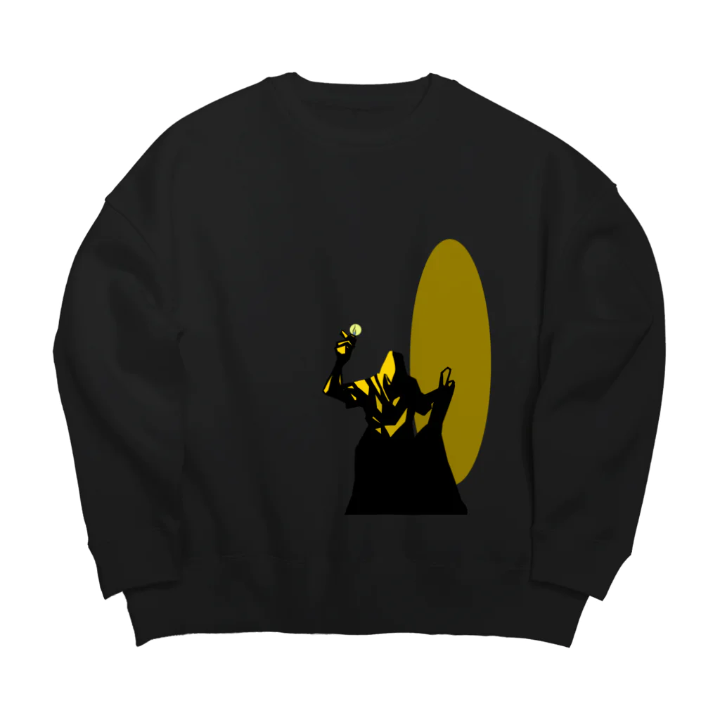 buri/ぶりのかくりつスウェット  Big Crew Neck Sweatshirt