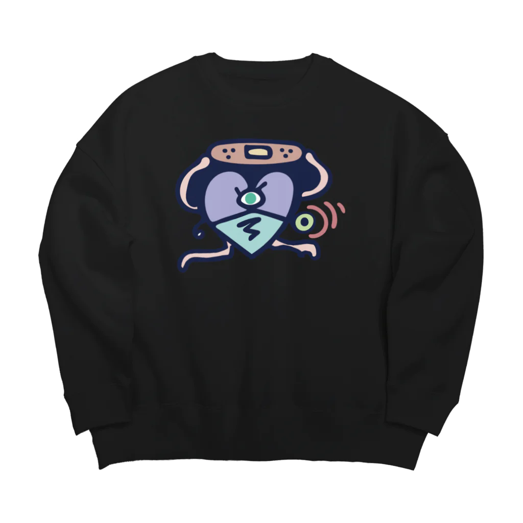 真谷ﾉ助の救急隊員ハートちゃん！ Big Crew Neck Sweatshirt