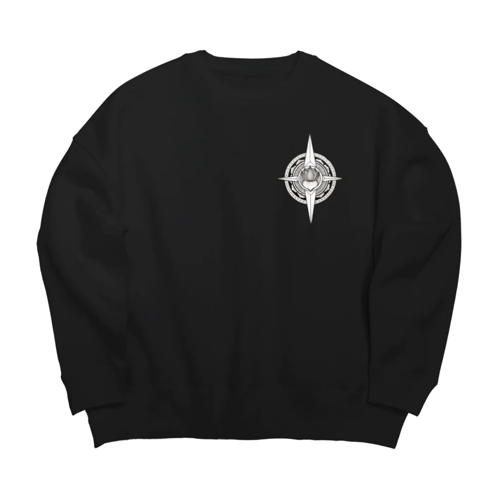 Mandala-Kissの曼荼羅限定デザインアイテム Big Crew Neck Sweatshirt