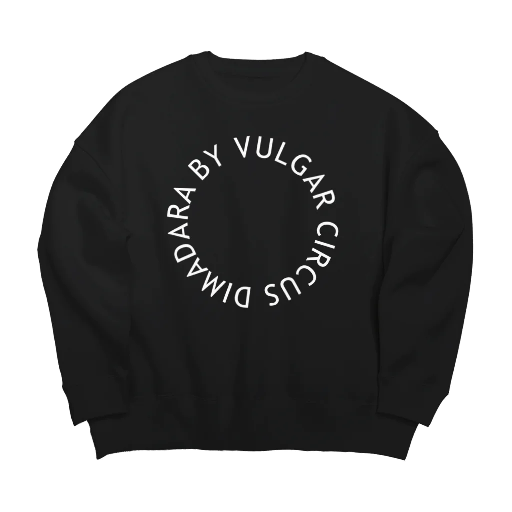 DIMADARA BY VULGAR CIRCUSのCIRCLE LOGO/DB_39 Big Crew Neck Sweatshirt