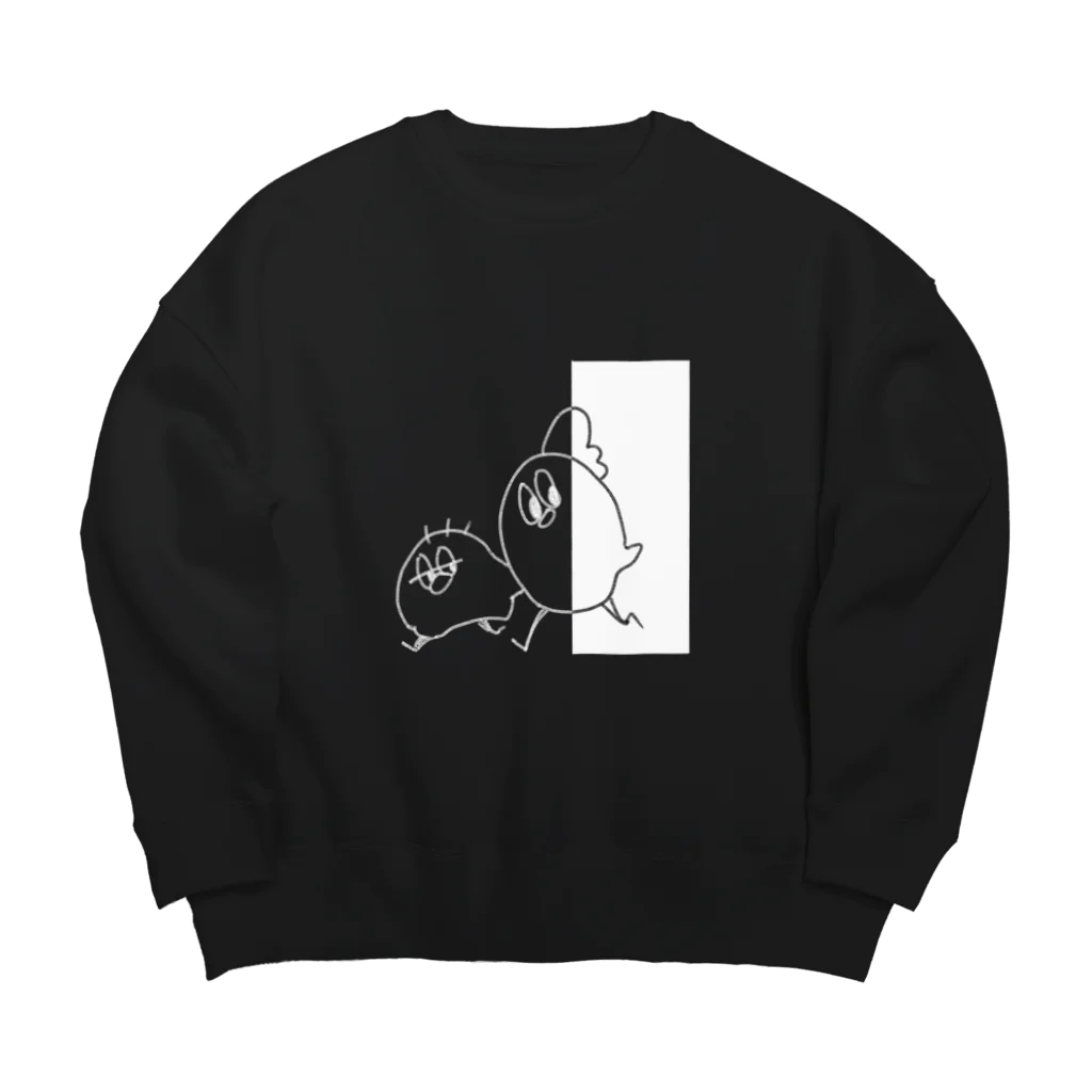 オッジのDASH(反転) Big Crew Neck Sweatshirt