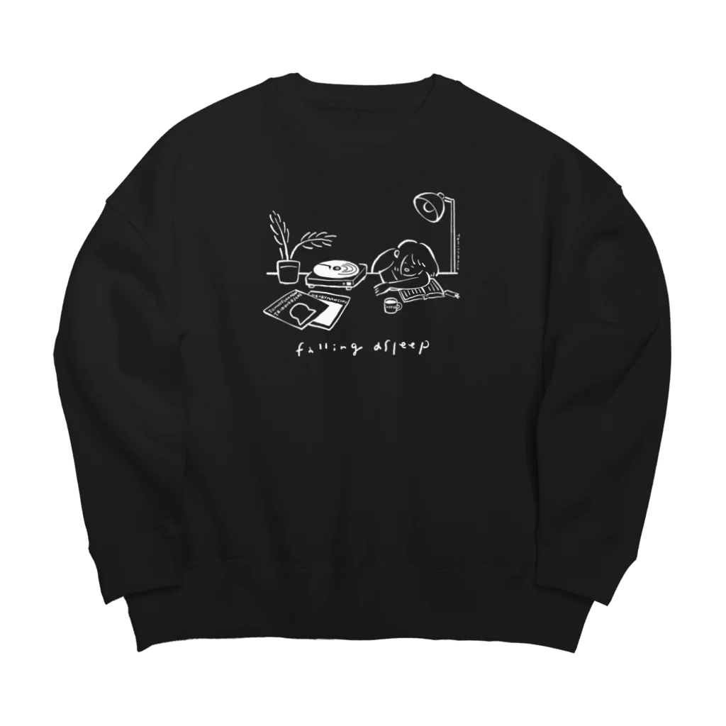 Tomita mary / 冨田マリーのFalling asleep Big Crew Neck Sweatshirt