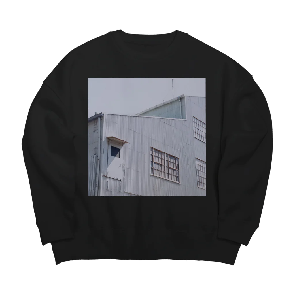 PORTONE, ART, LABORATORY.のBlue Factory Big Crew Neck Sweatshirt