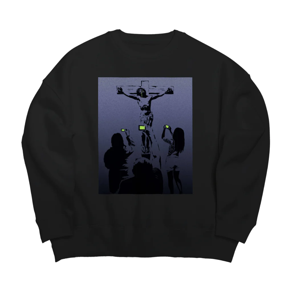 DESONEのもしこの時代に公開処刑が行われたら。 Big Crew Neck Sweatshirt