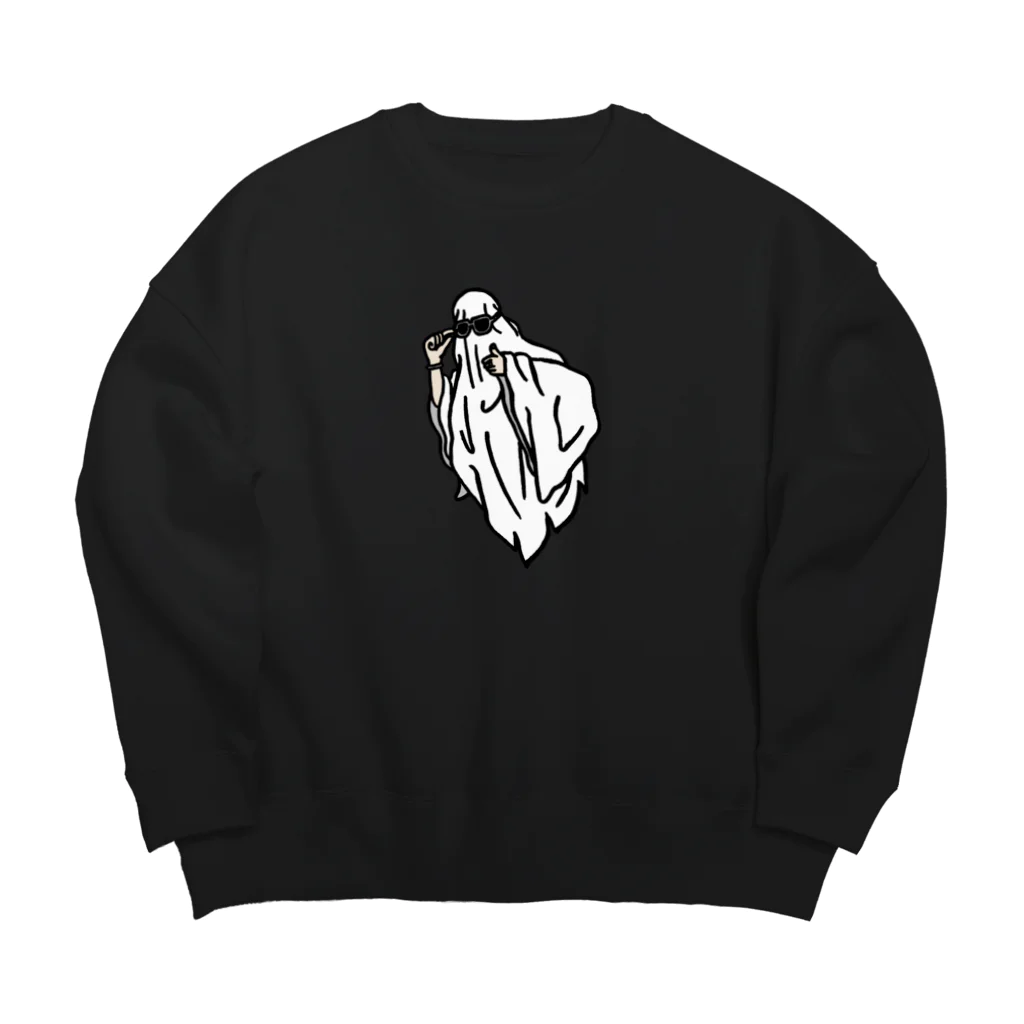 BOREDAMNのghost Big Crew Neck Sweatshirt