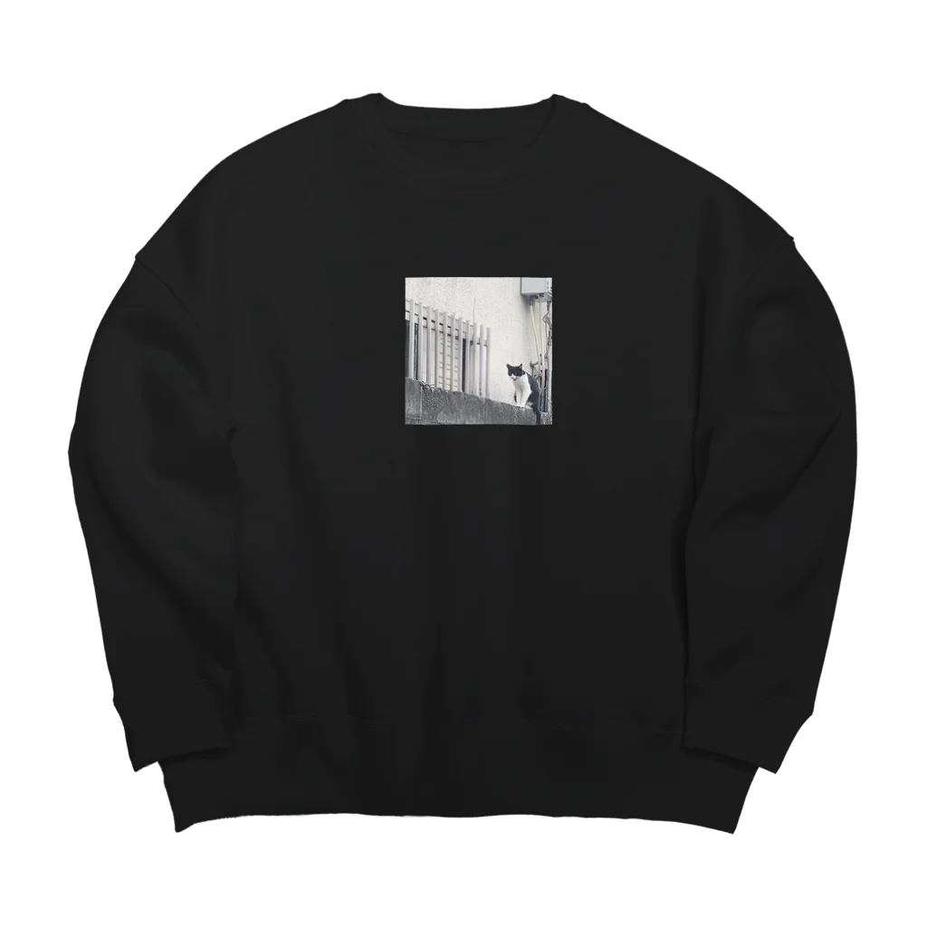 るみかのなにかたくらむネコ Big Crew Neck Sweatshirt