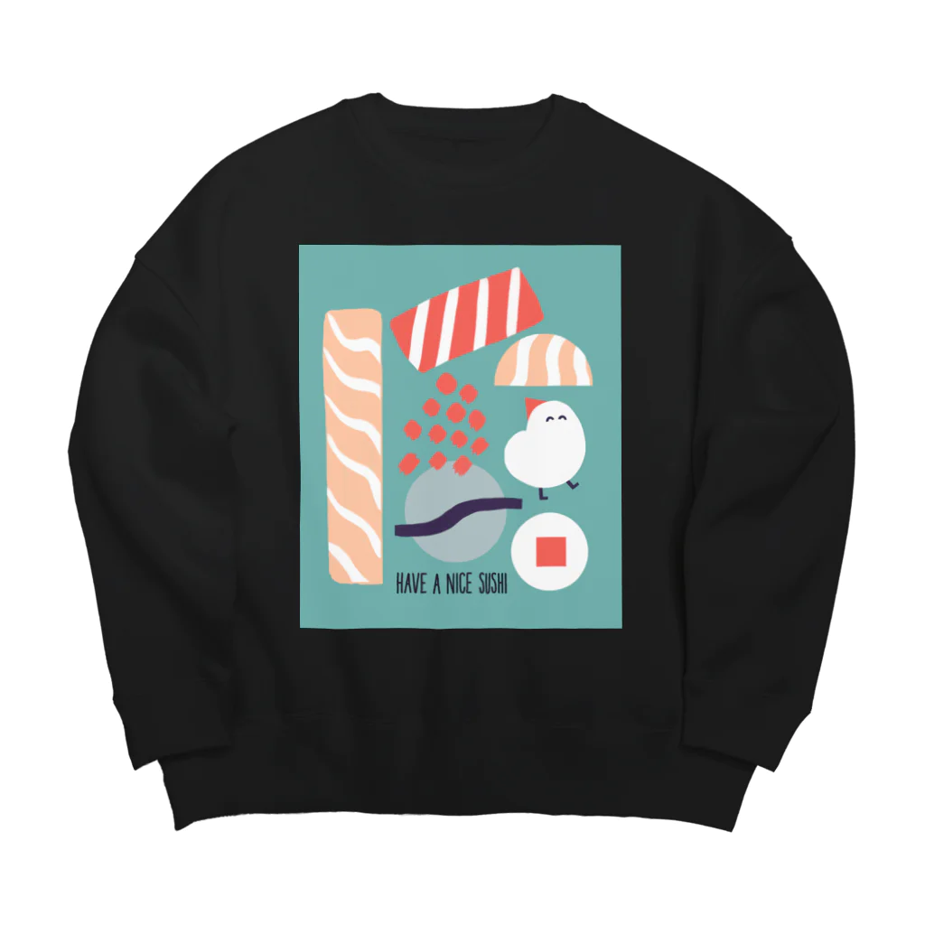 週末北欧部のHAVE A NICE SUSHI Big Crew Neck Sweatshirt