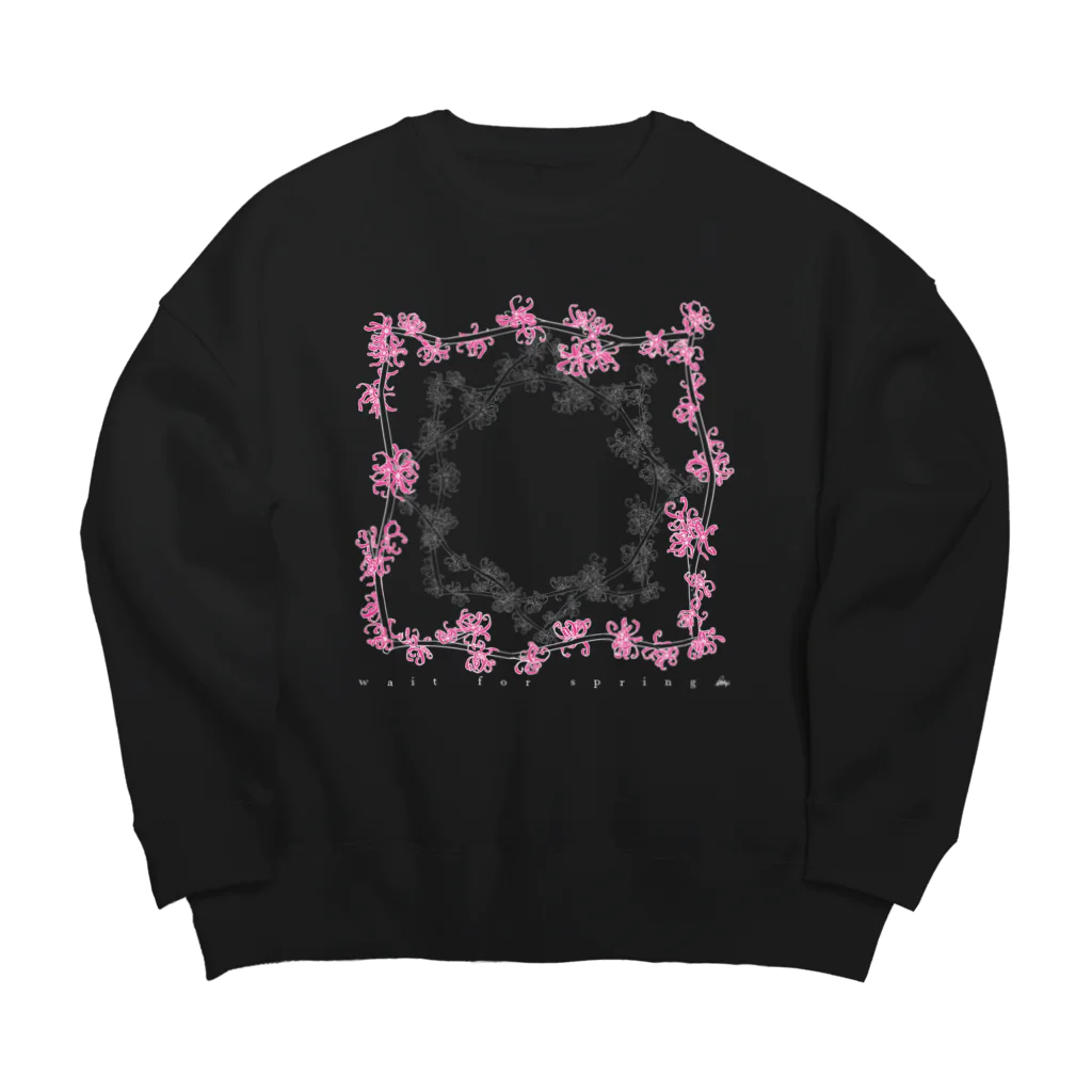 竹条いちいの春待ち Big Crew Neck Sweatshirt