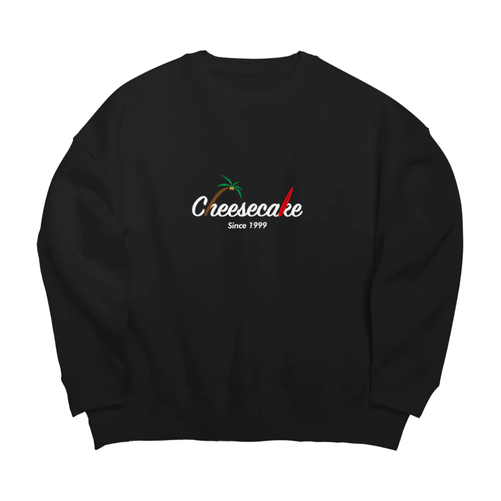 cheesecakeのcheesecake_white_logo Big Crew Neck Sweatshirt