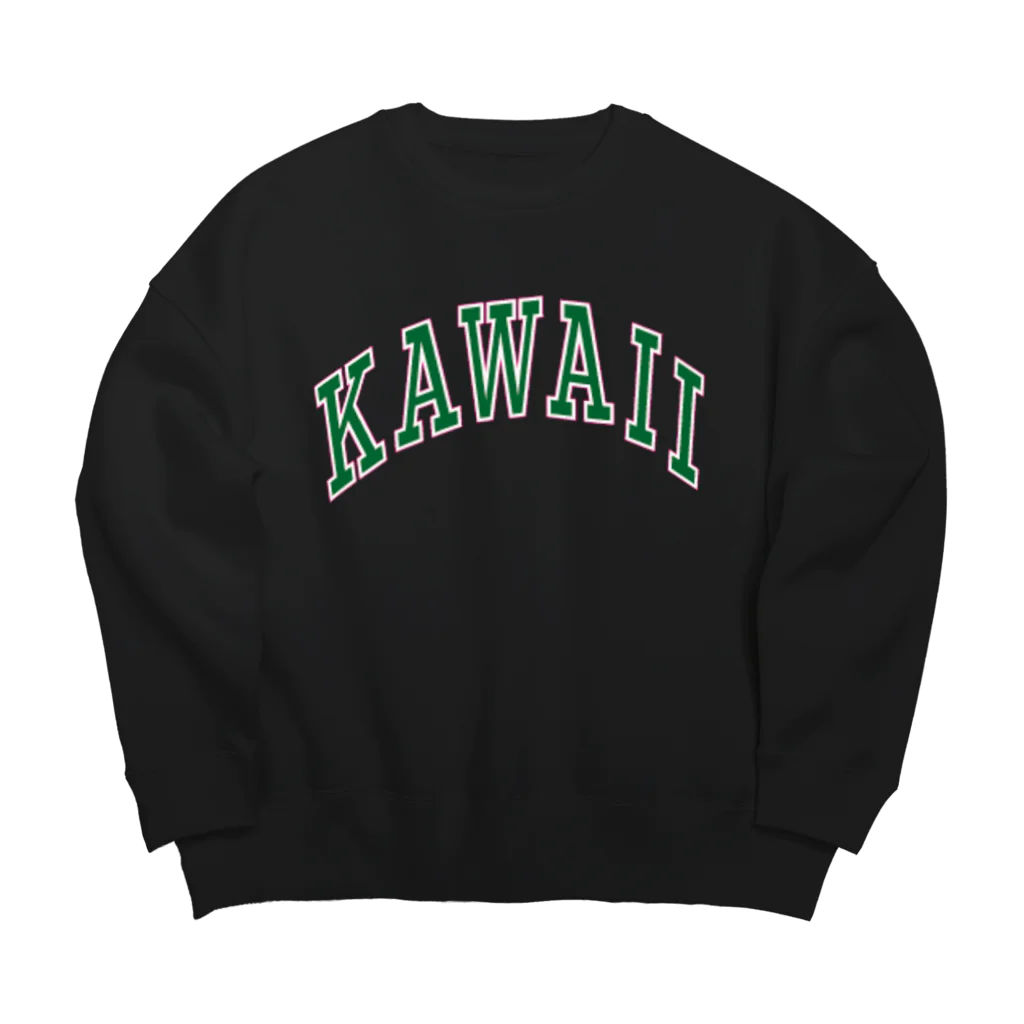 カレッジロゴ何か良いのカワイイカレッジ Big Crew Neck Sweatshirt