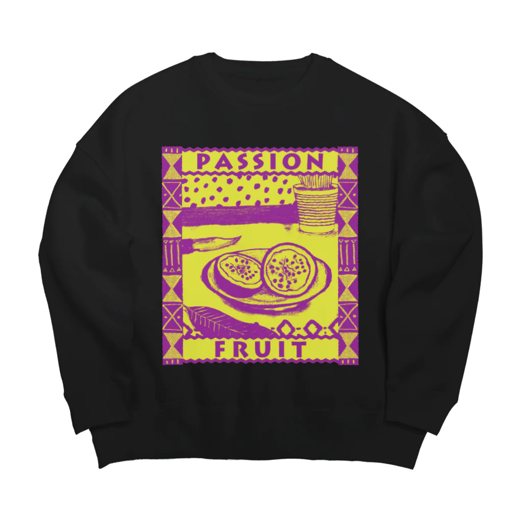 Planet Evansのパッションフルーツ Big Crew Neck Sweatshirt