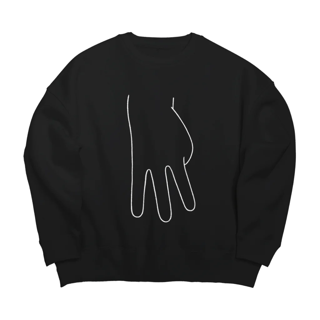 さくほリビングマーケットマーケットのM_01_濃色ボディ Big Crew Neck Sweatshirt