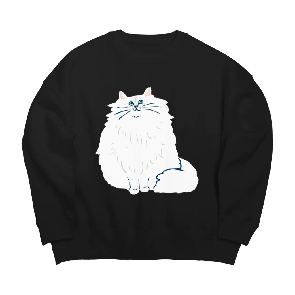 喫茶こぐまやのもっふもっふ Big Crew Neck Sweatshirt