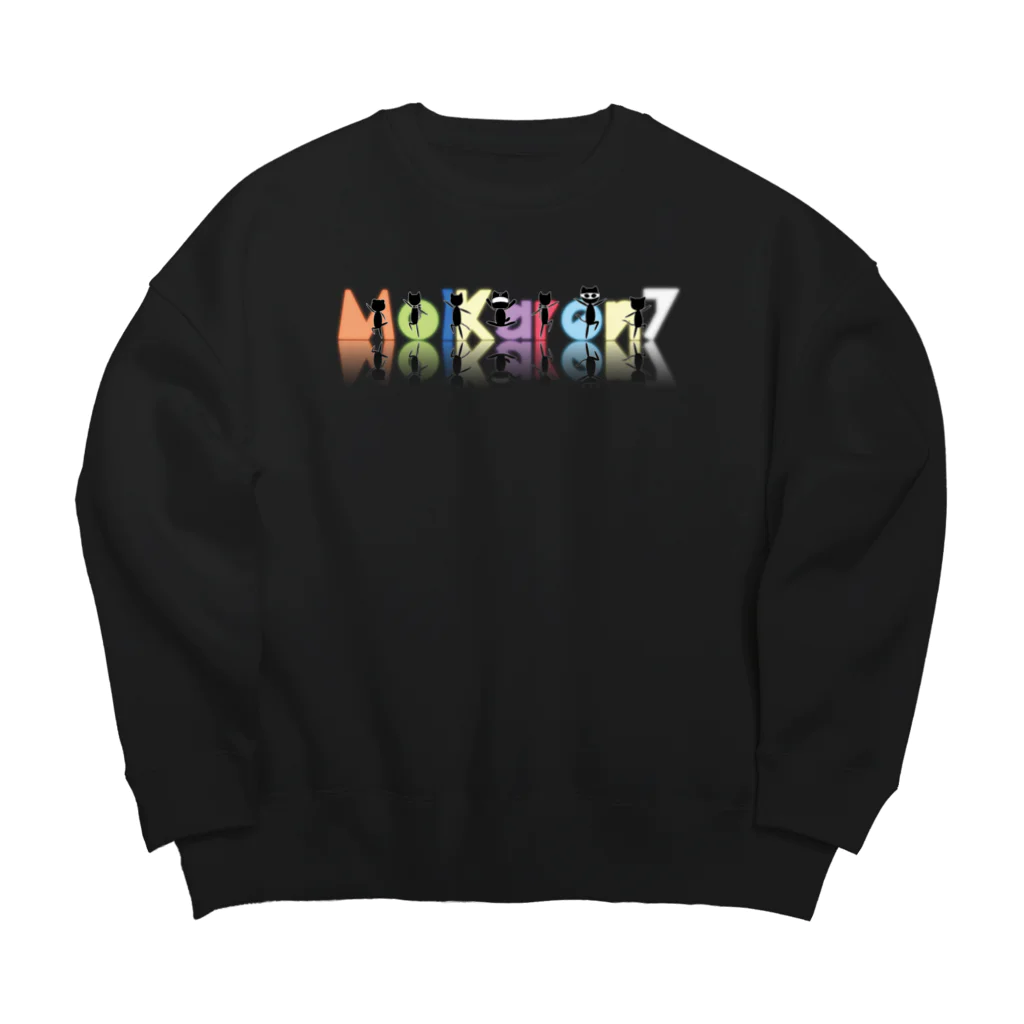 MolKaronのMolKaron７　鏡文字 Big Crew Neck Sweatshirt