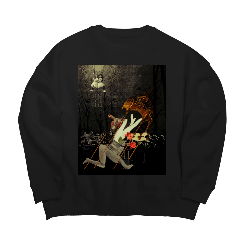 minorysの夜毎ひらく、 Big Crew Neck Sweatshirt