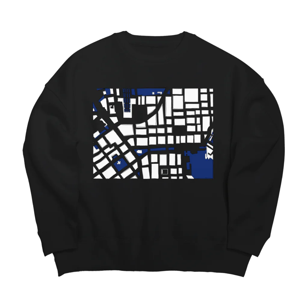 週末北欧部のHELSINKI CITY Big Crew Neck Sweatshirt