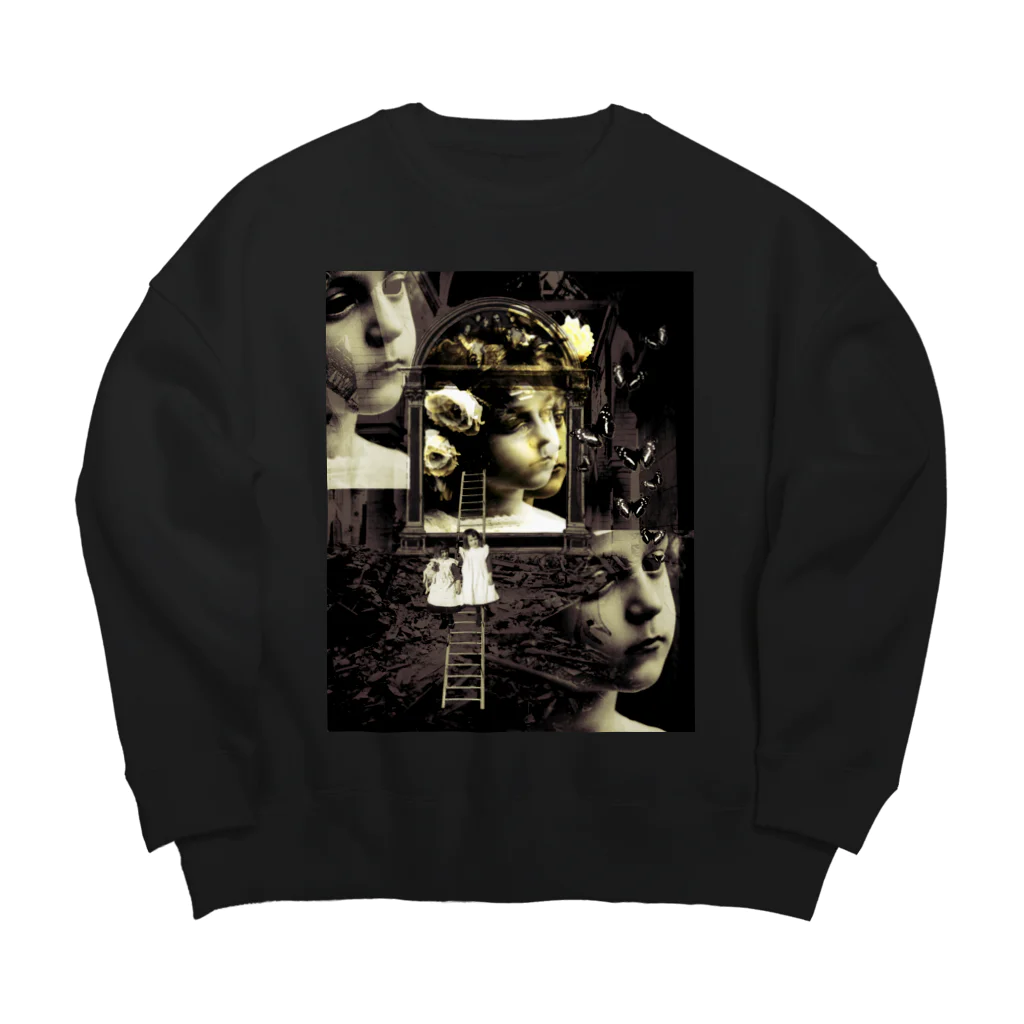 minorysのThe maiden grave Big Crew Neck Sweatshirt