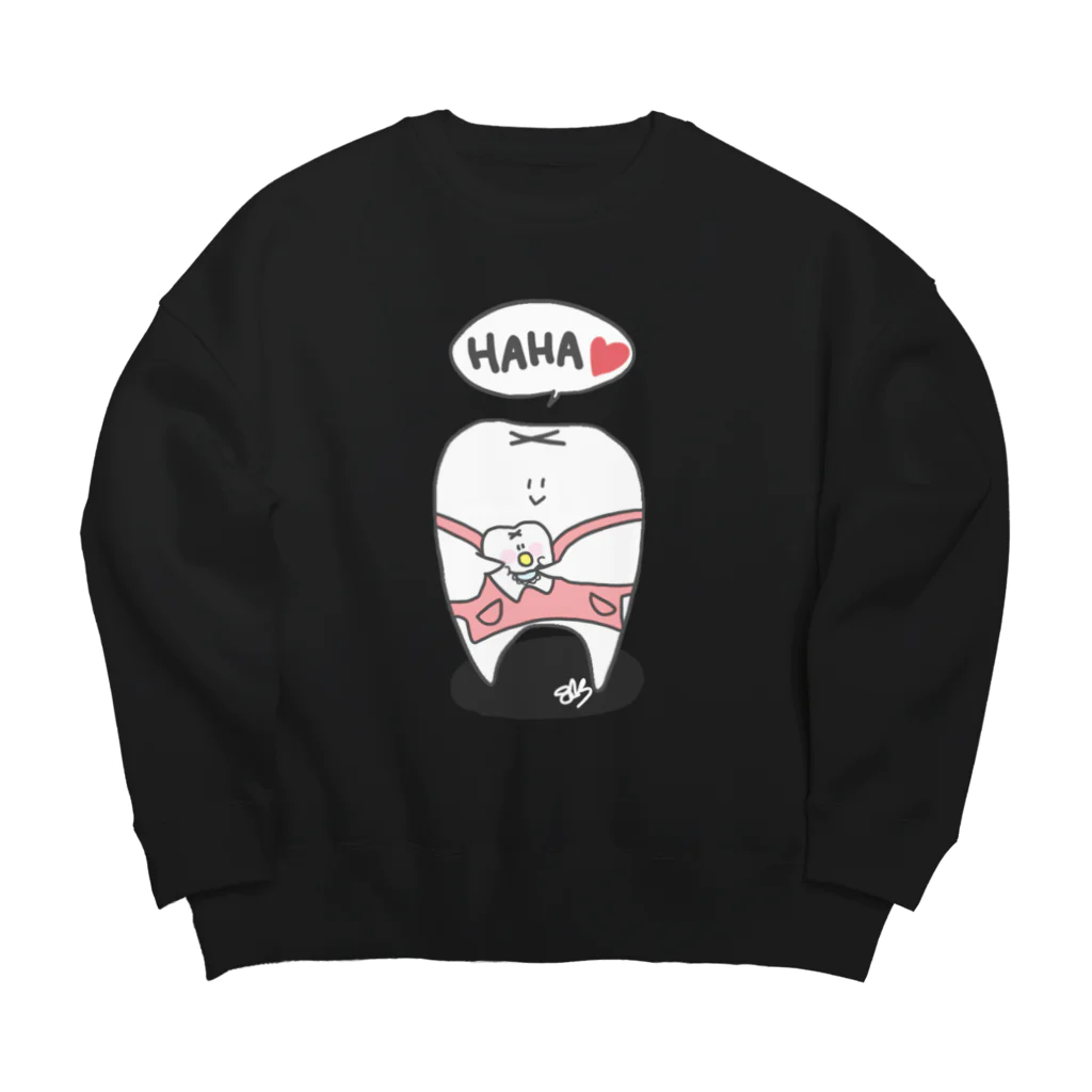 はちよんごのはは Big Crew Neck Sweatshirt