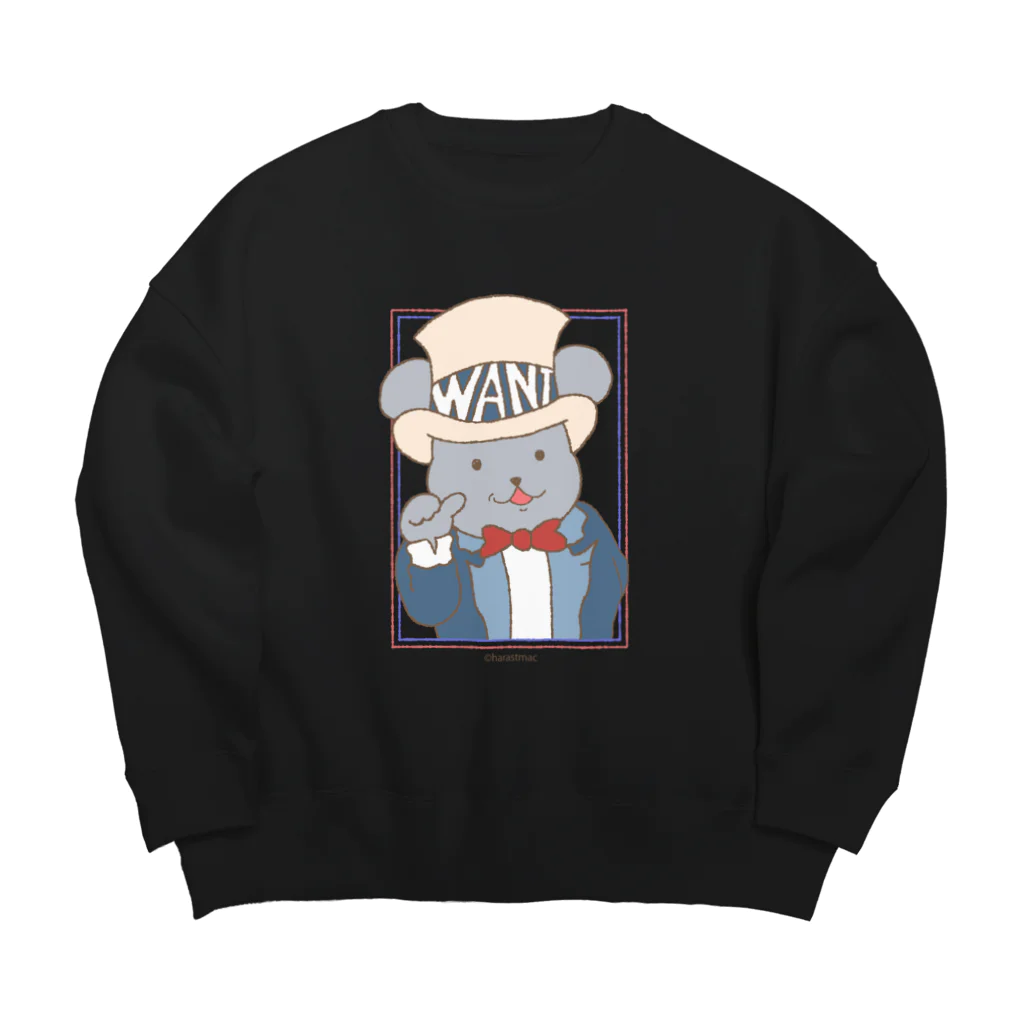 原ストマックのおしゃれウォンちゅう Big Crew Neck Sweatshirt