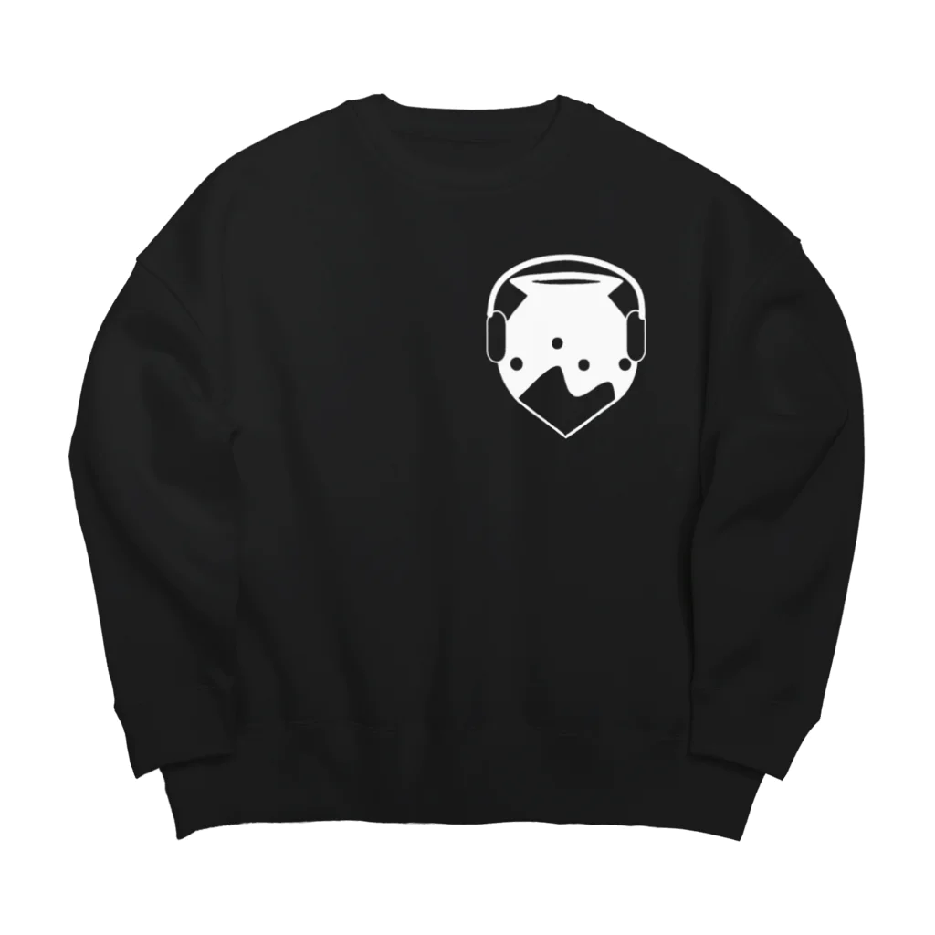 志賀十五の思う壺ロゴ Big Crew Neck Sweatshirt