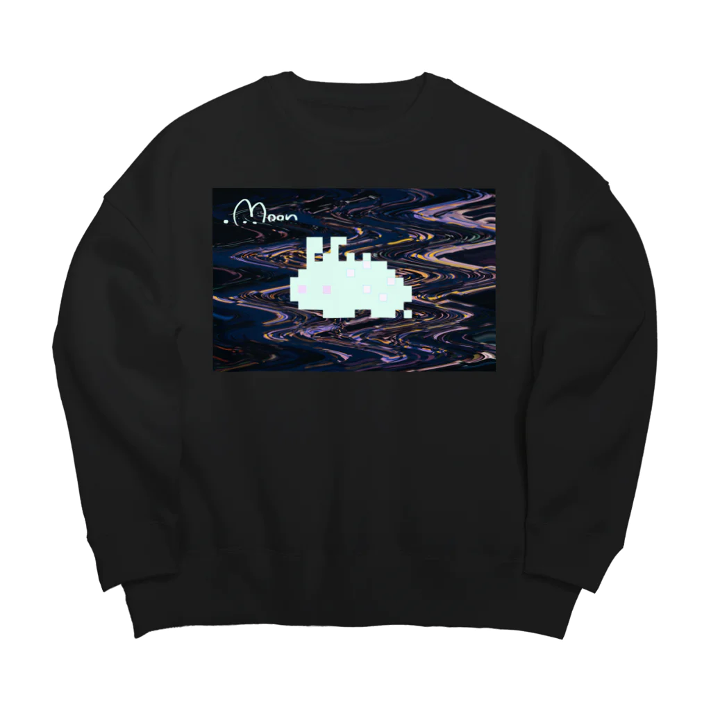 .moonのドットウミウシちゃん Big Crew Neck Sweatshirt