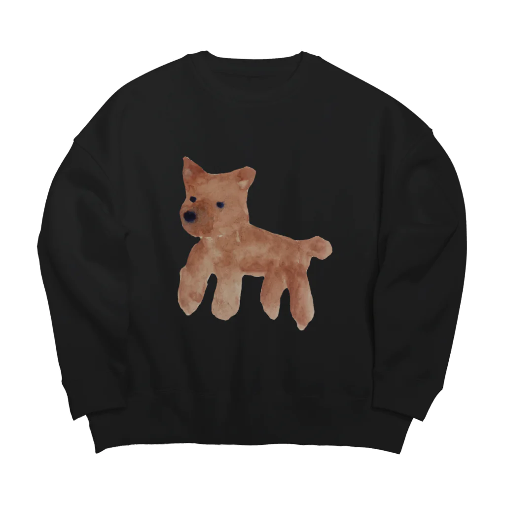 kalitaのいぬ(シュナウザー) Big Crew Neck Sweatshirt
